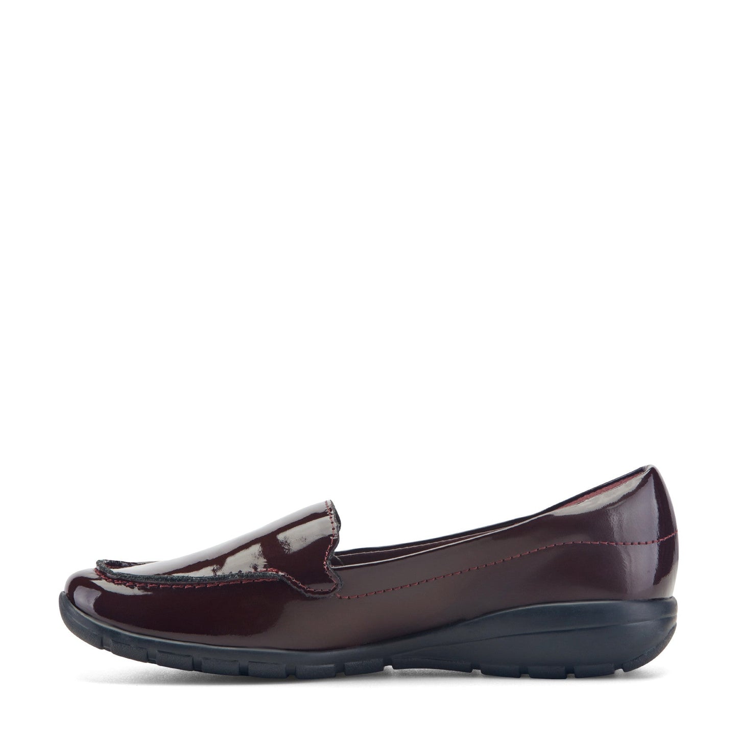 Easy Spirit Abide Casual Flats - Dark Red Patent Leather