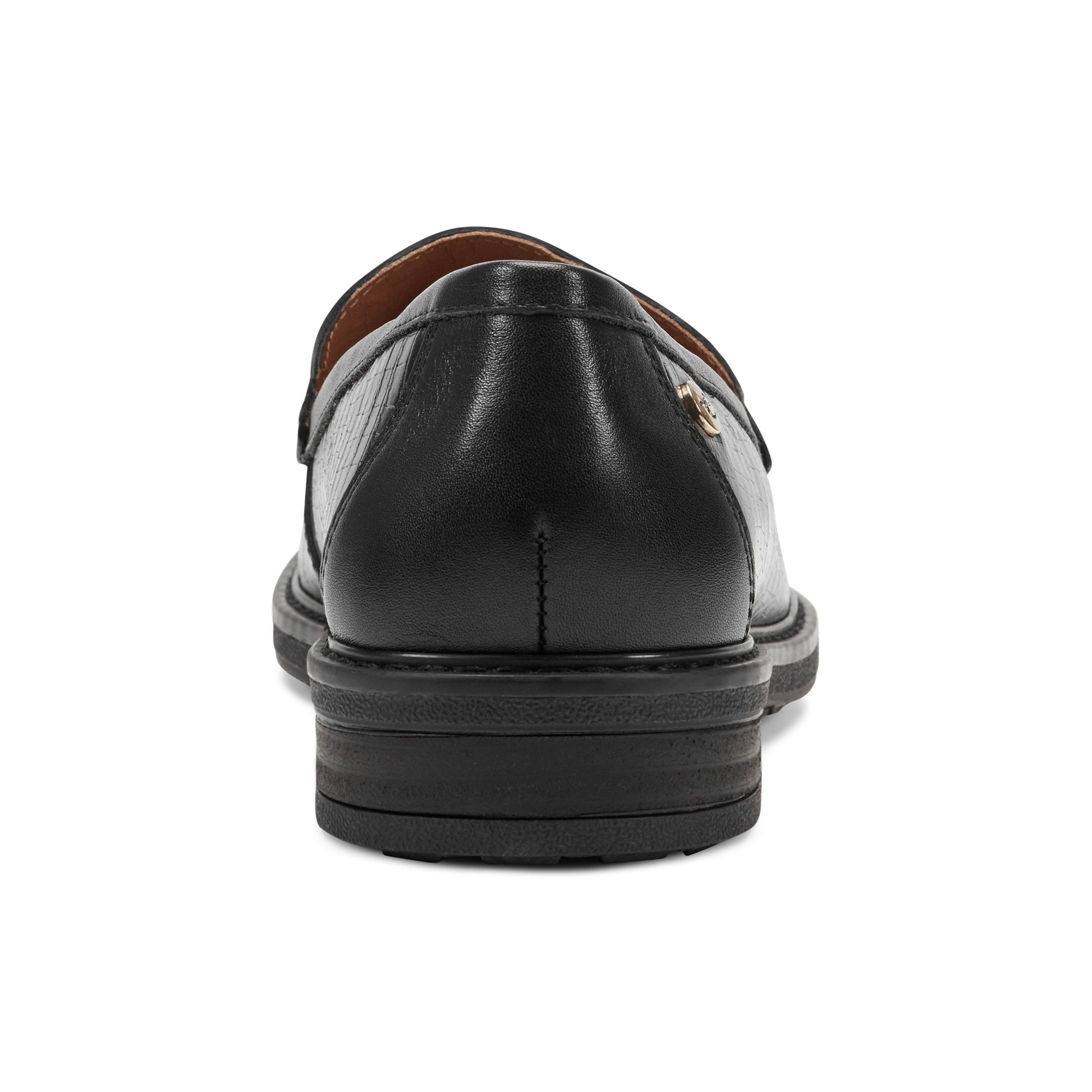 Easy Spirit Jaylin Casual Loafers - Black Croco Leather