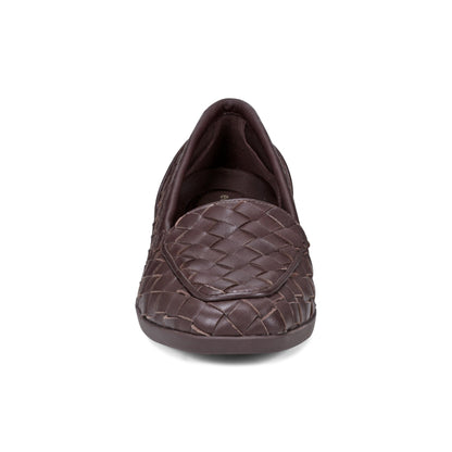 Easy Spirit Devitt Casual Flats - Brown Leather