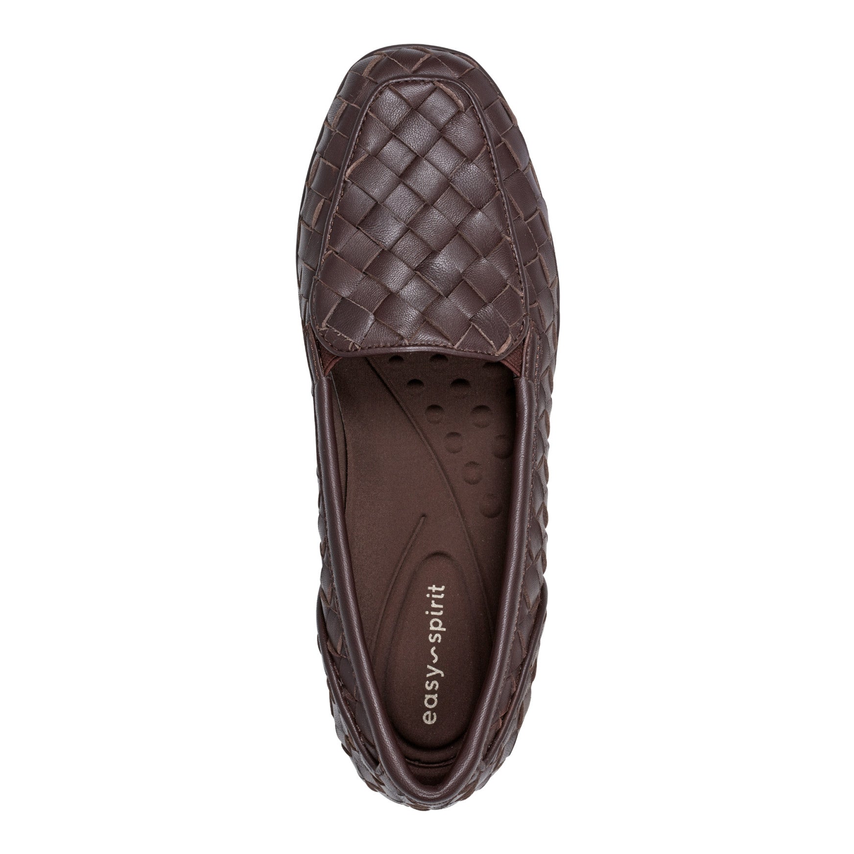 Easy Spirit Devitt Casual Flats - Brown Leather