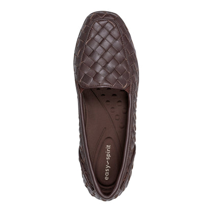 Easy Spirit Devitt Casual Flats - Brown Leather