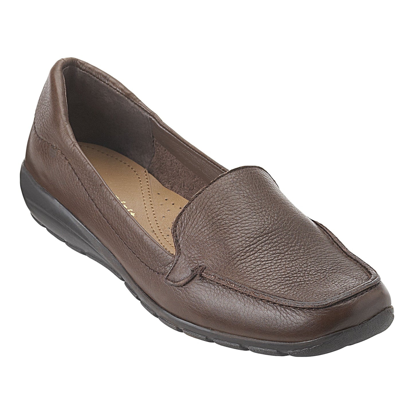 Easy Spirit Abide Leather Casual Flats - Bittersweet Leather