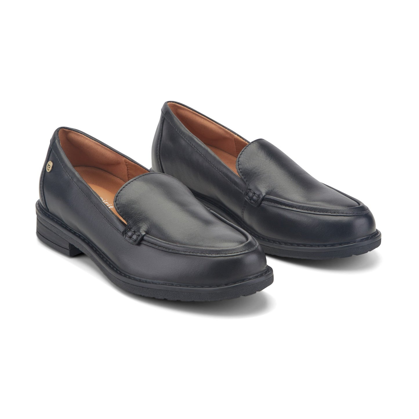 Easy Spirit Jaylin Casual Loafers - Black Leather