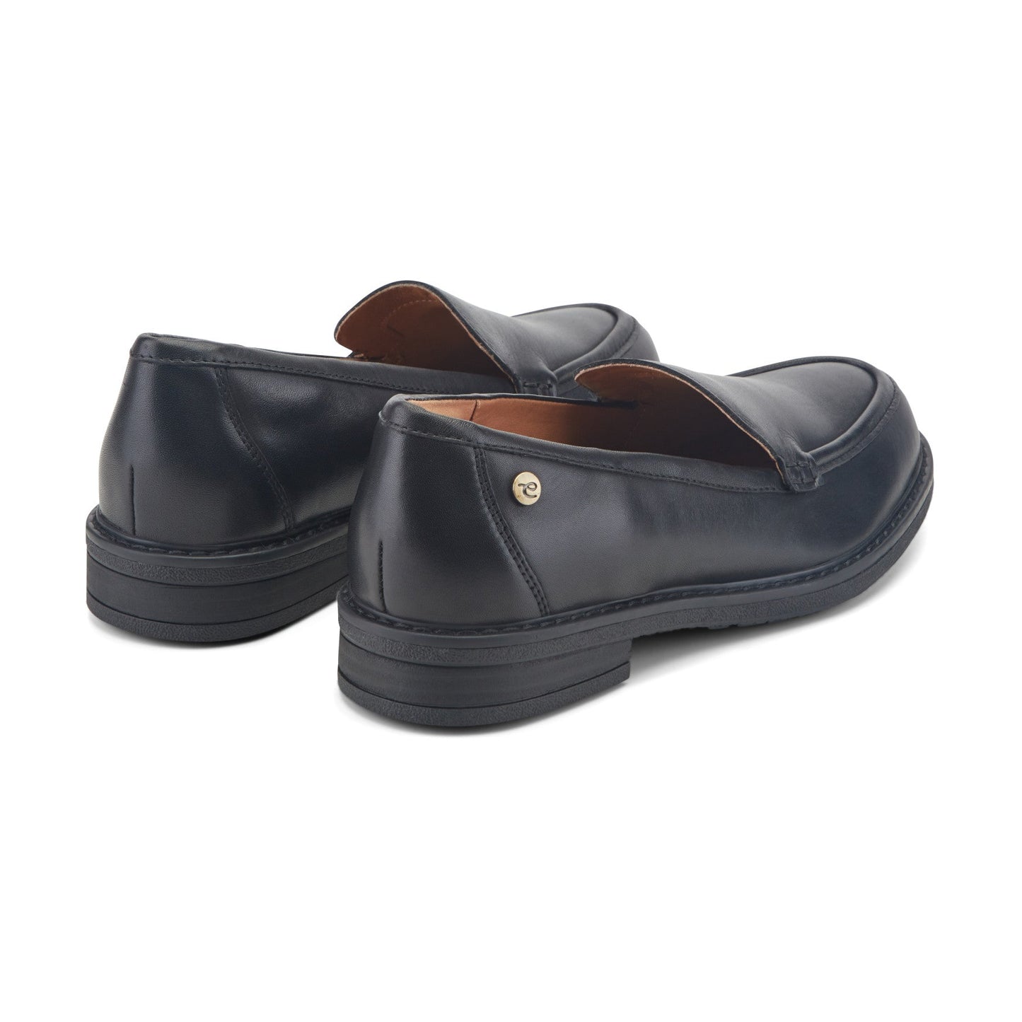 Easy Spirit Jaylin Casual Loafers - Black Leather