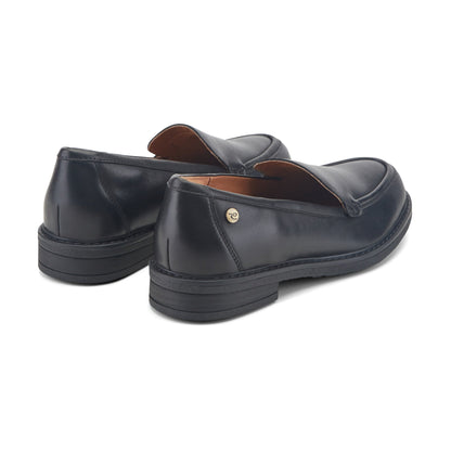 Easy Spirit Jaylin Casual Loafers - Black Leather