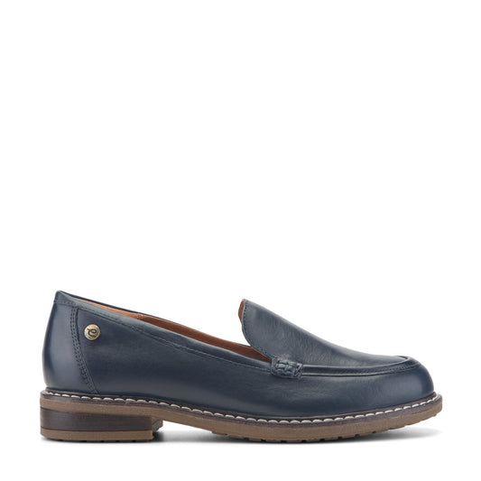 Easy Spirit Jaylin Casual Loafers - Navy Leather