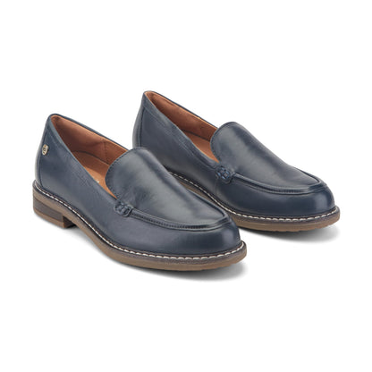 Easy Spirit Jaylin Casual Loafers - Navy Leather