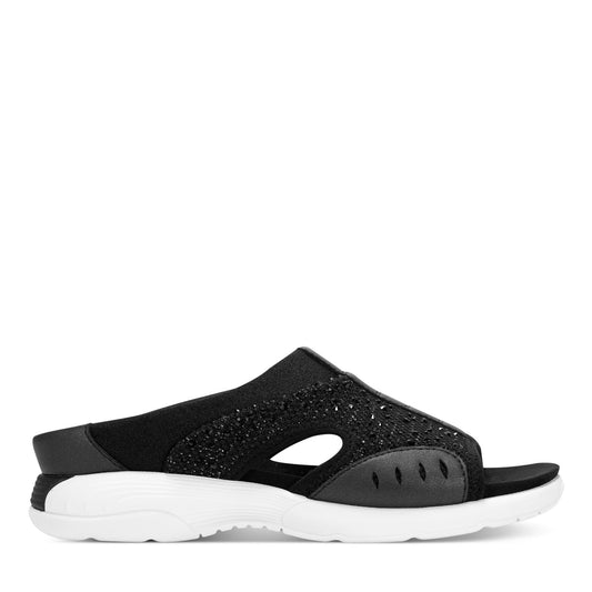 Easy Spirit Traciee Slip On Sandals - Black Stone