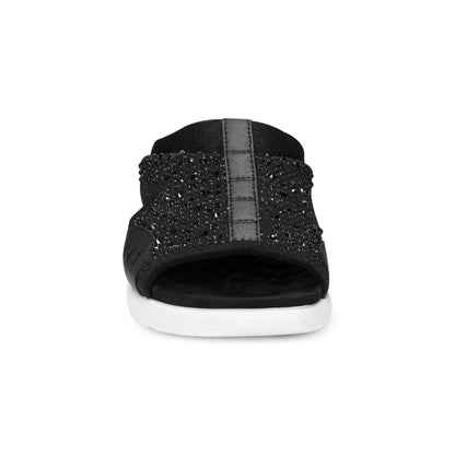 Easy Spirit Traciee Slip On Sandals - Black Stone