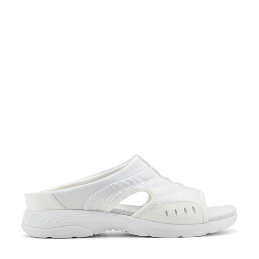 Easy Spirit Traciee Slip On Sandals - White Multi Fabric