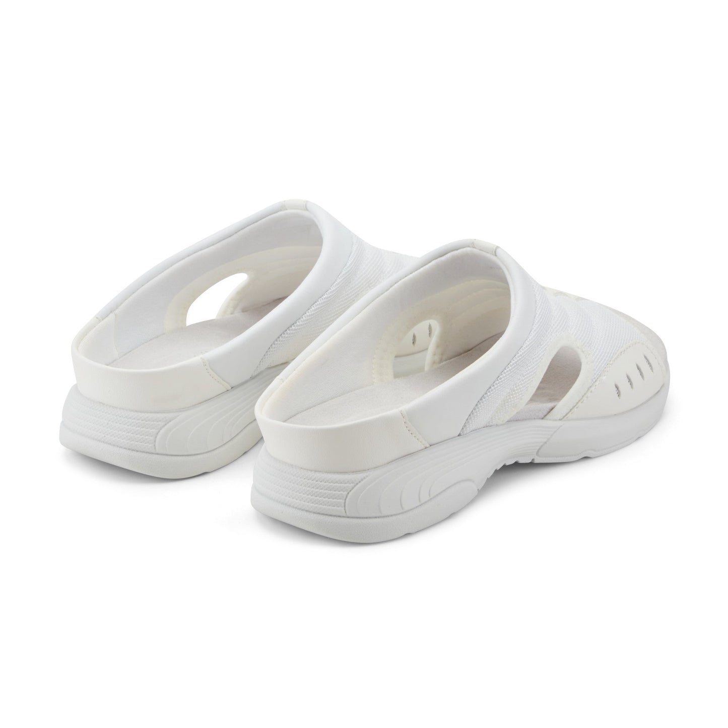 Easy Spirit Traciee Slip On Sandals - White Multi Fabric