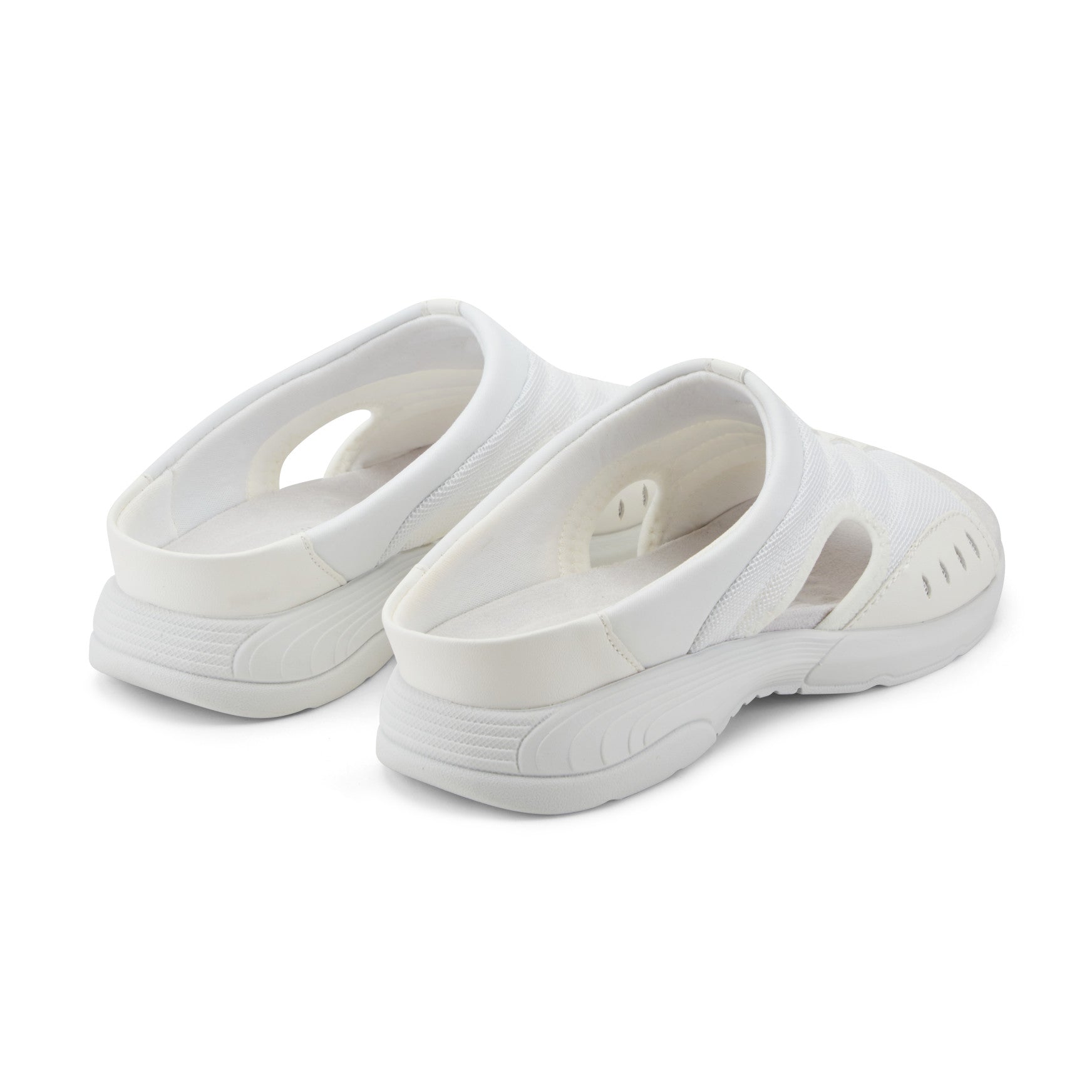 Easy Spirit Traciee Slip On Sandals - White Multi Fabric