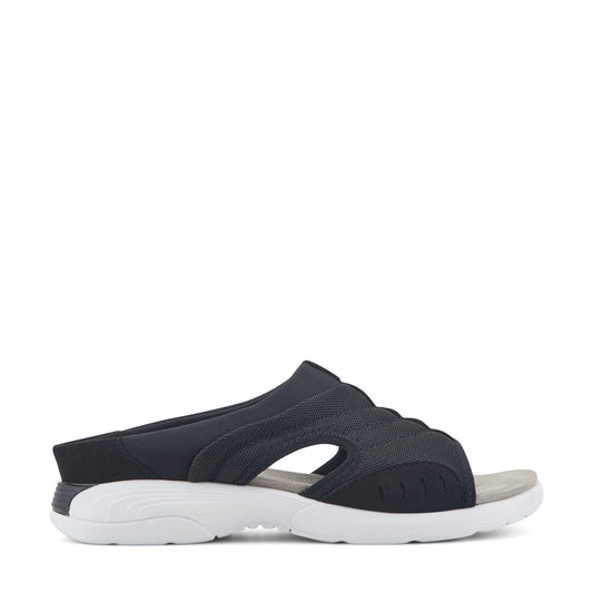 Easy Spirit Traciee Slip On Sandals - Black Multi Fabric