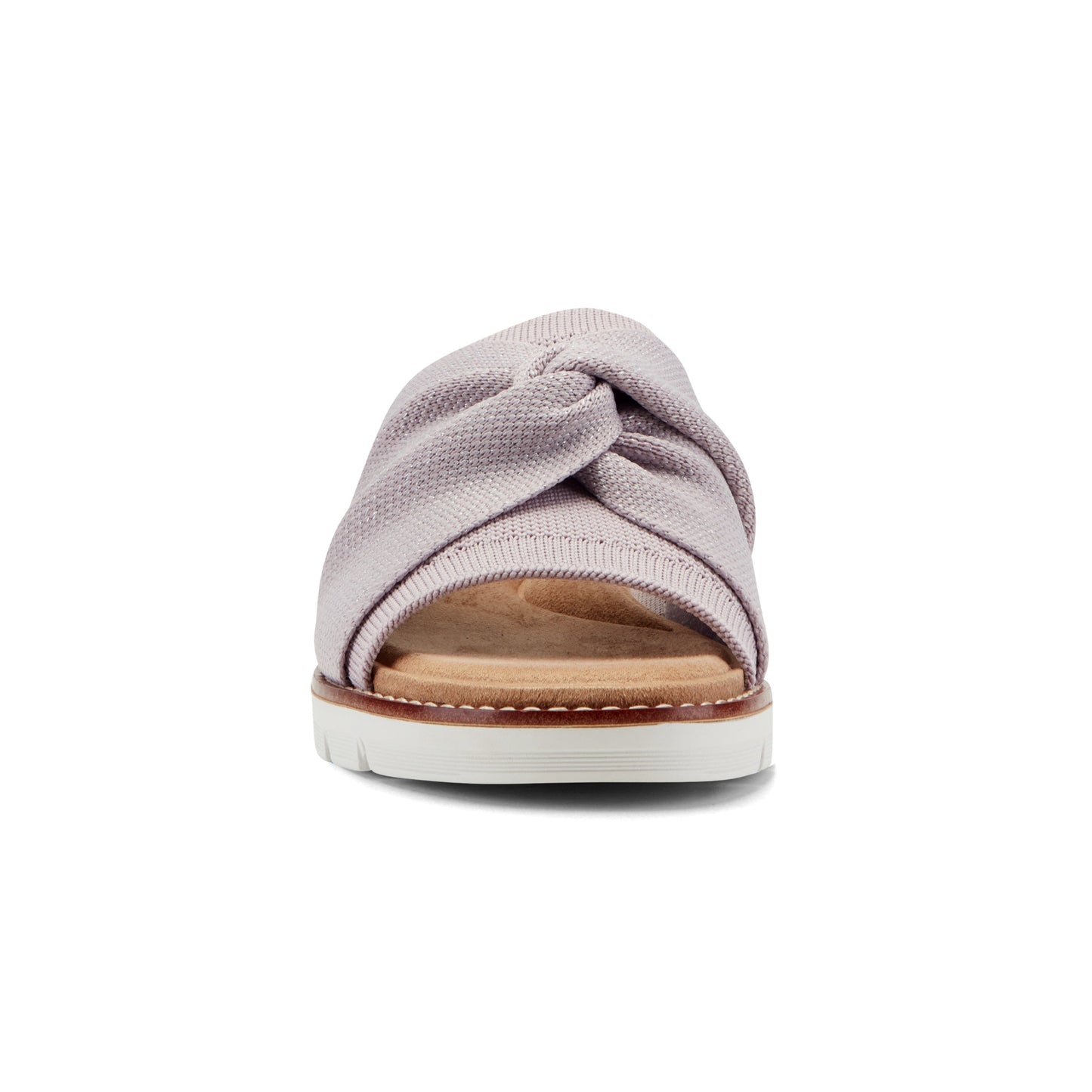 Easy Spirit Josy Knotted Slide Sandals - Light Purple