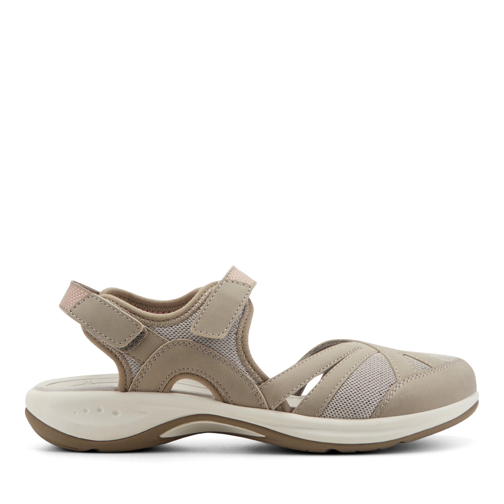 Easy Spirit Splash Flat Hiking Sandals - Taupe