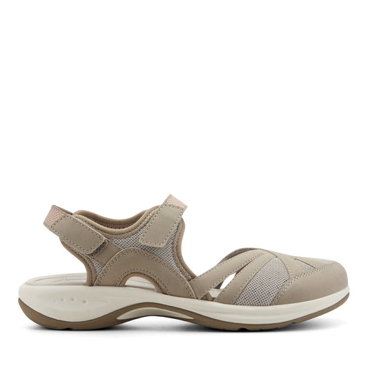 Easy Spirit Splash Flat Hiking Sandals - Taupe