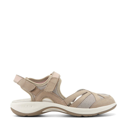 Easy Spirit Splash Flat Hiking Sandals - Khaki Multi Nubuck