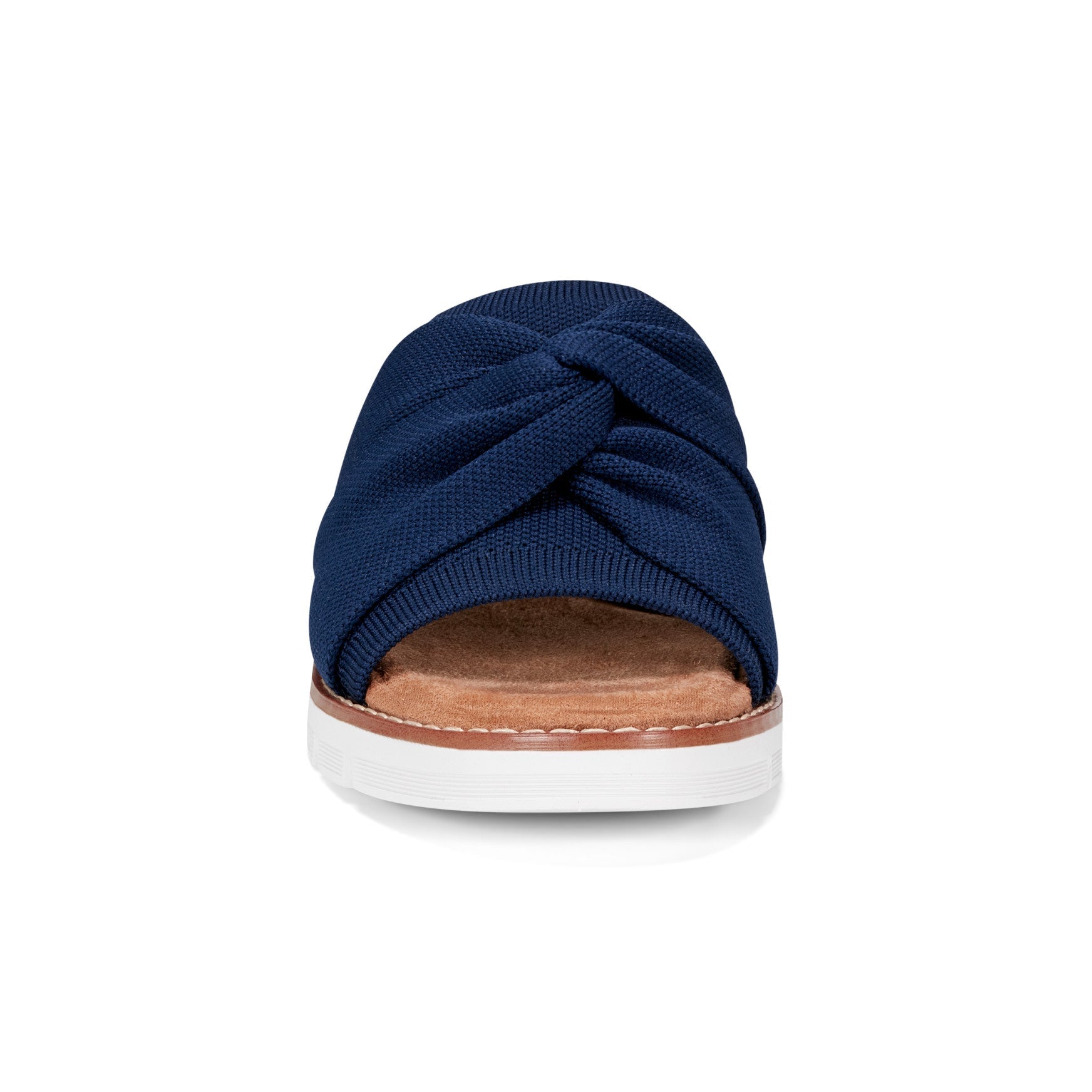 Easy Spirit Josy Knotted Slide Sandals - Navy