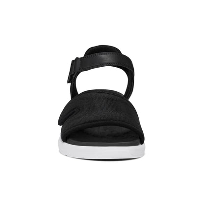 Easy Spirit Tayton Flat Sandals - Black