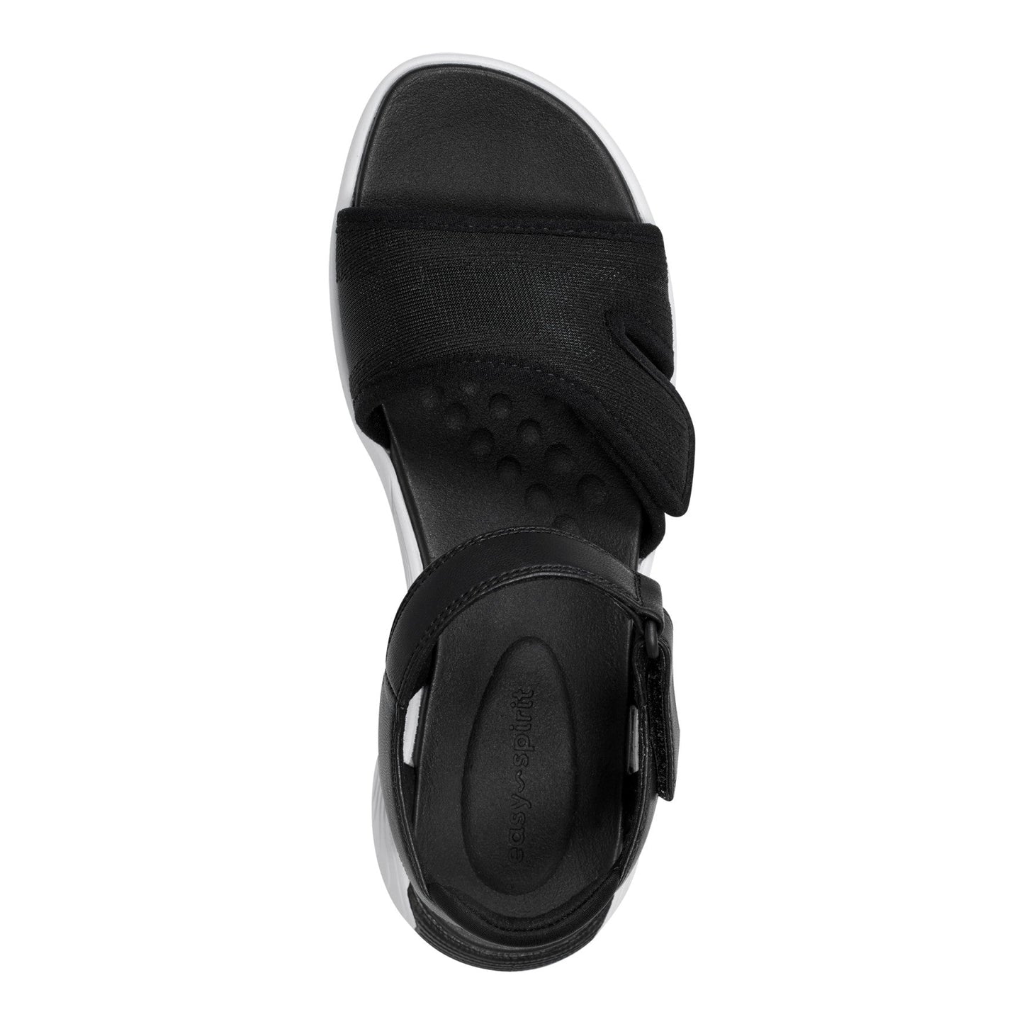 Easy Spirit Tayton Flat Sandals - Black
