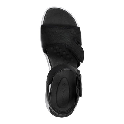 Easy Spirit Tayton Flat Sandals - Black