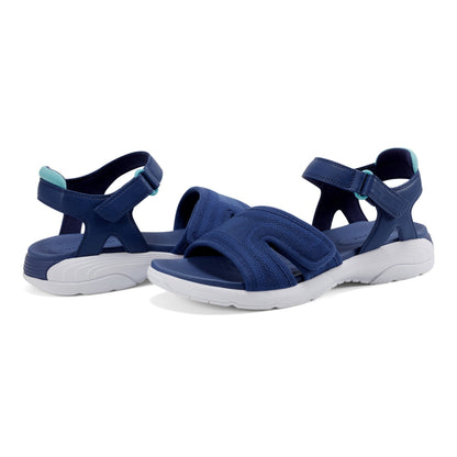 Easy Spirit Tayton Flat Sandals - Navy