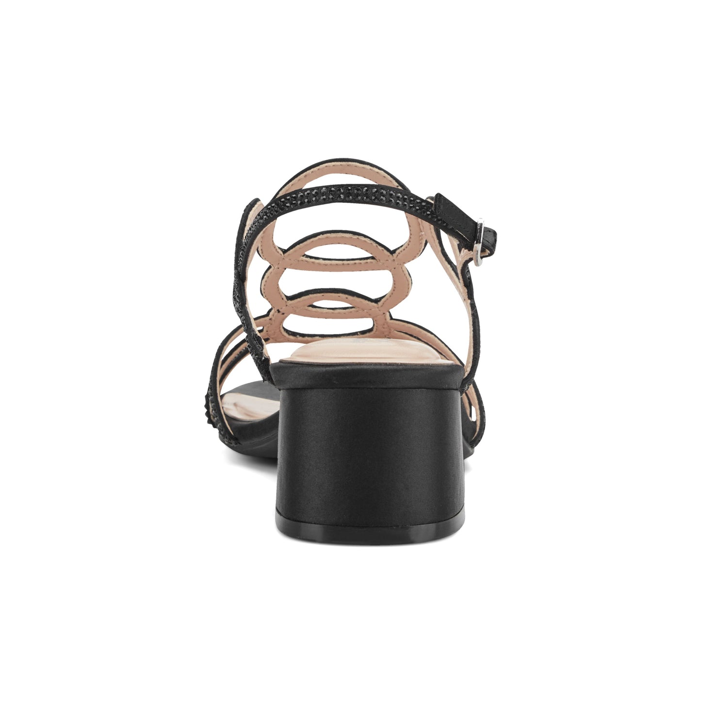 Easy Spirit Yana Embellished Dress Sandals - Black