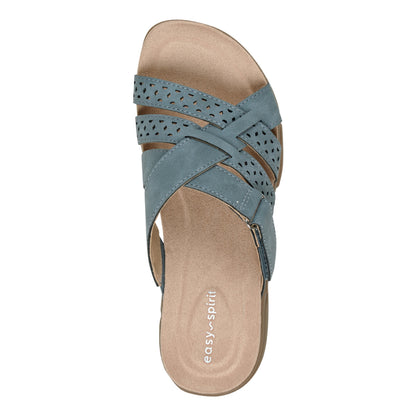 Easy Spirit Melinna Slip On Sandals - Blue