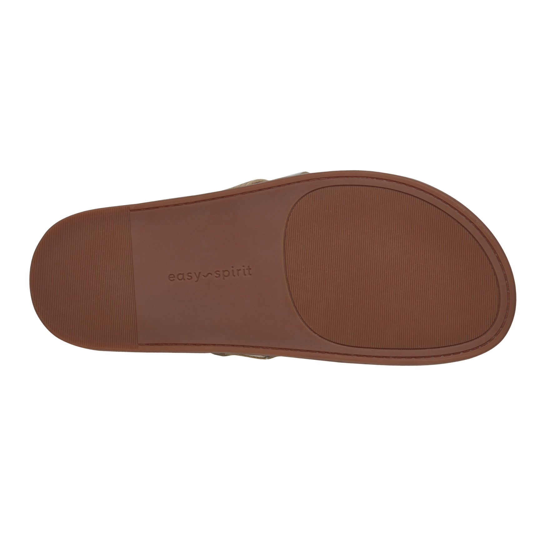 Easy Spirit Trevin Footbed Sandals - Gold Leather