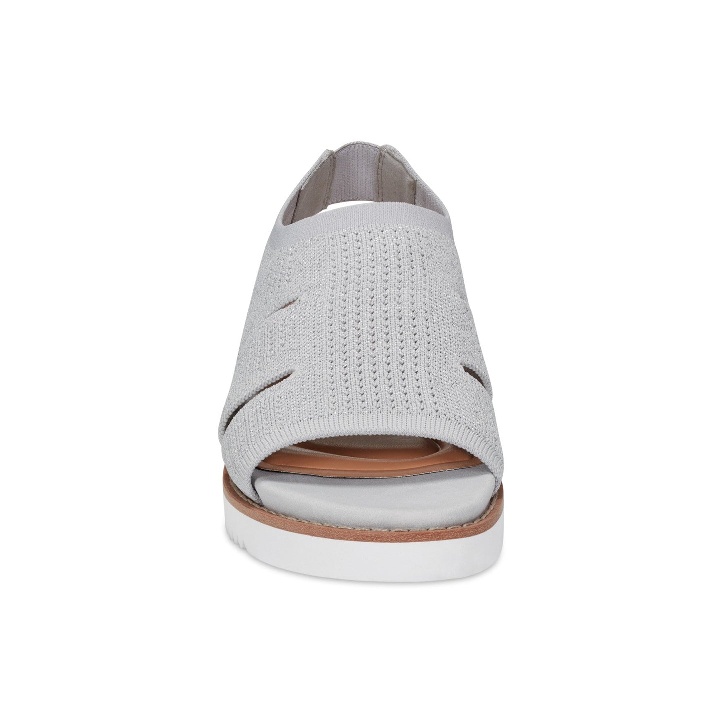 Easy Spirit Winslow Flat Sandals - Light Grey