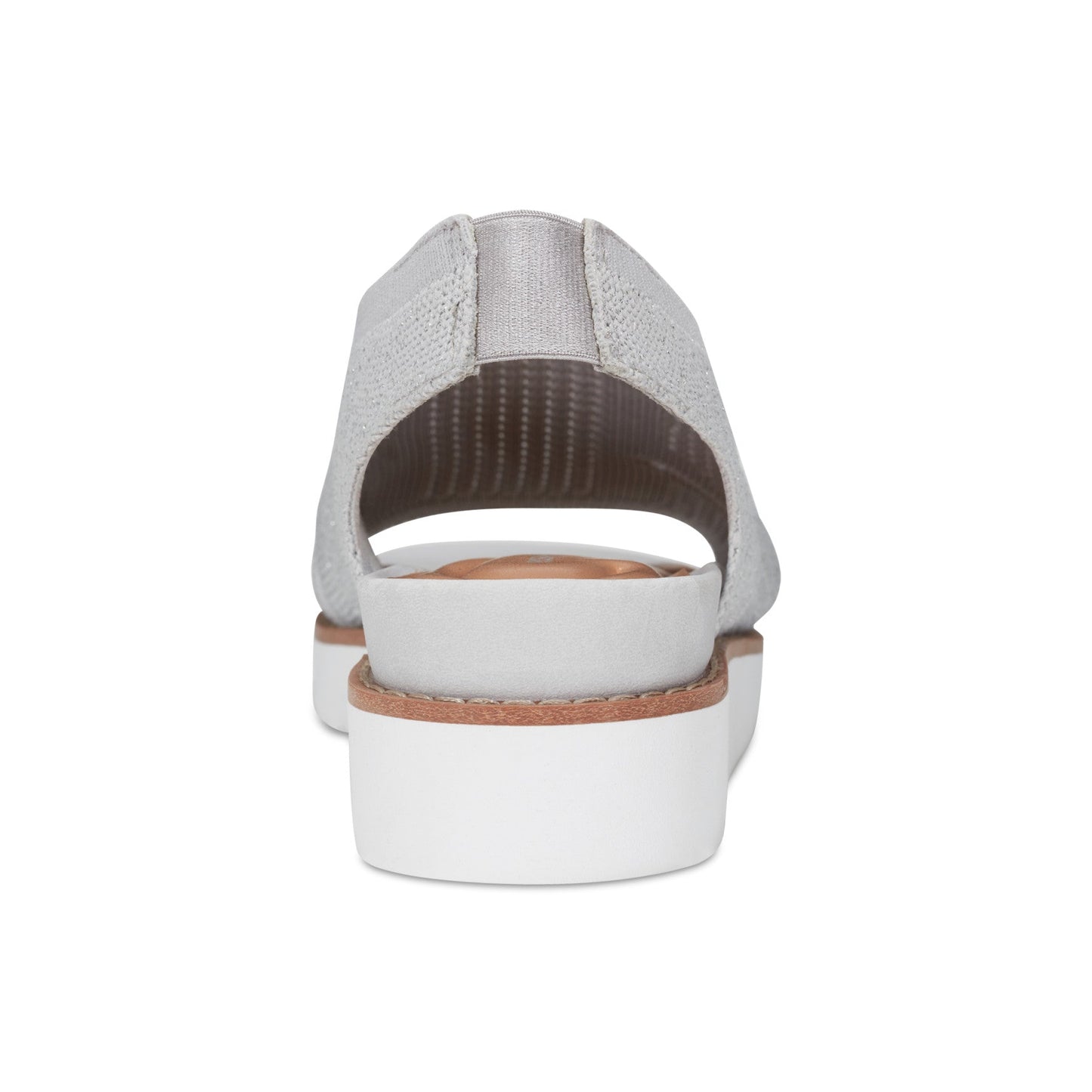 Easy Spirit Winslow Flat Sandals - Light Grey