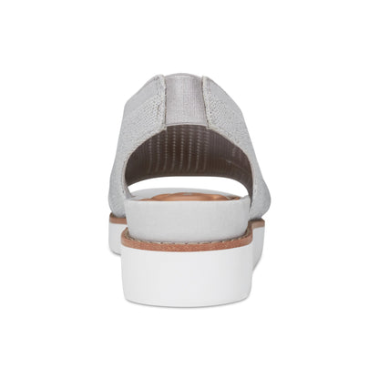 Easy Spirit Winslow Flat Sandals - Light Grey