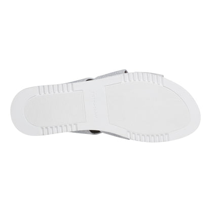 Easy Spirit Winslow Flat Sandals - Light Grey