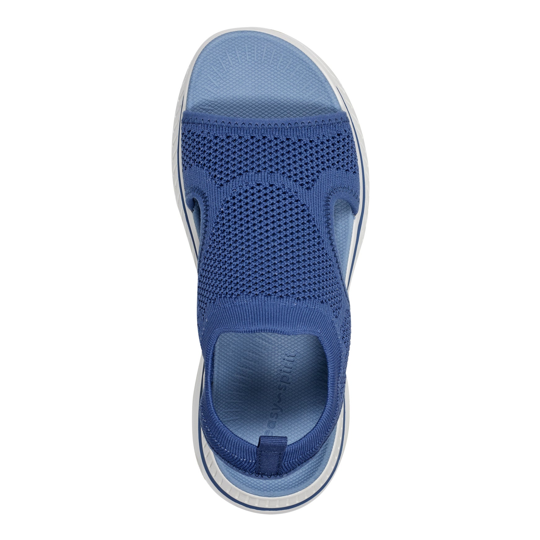 Easy Spirit Alma Slip On Wedge Sandals - Medium Blue