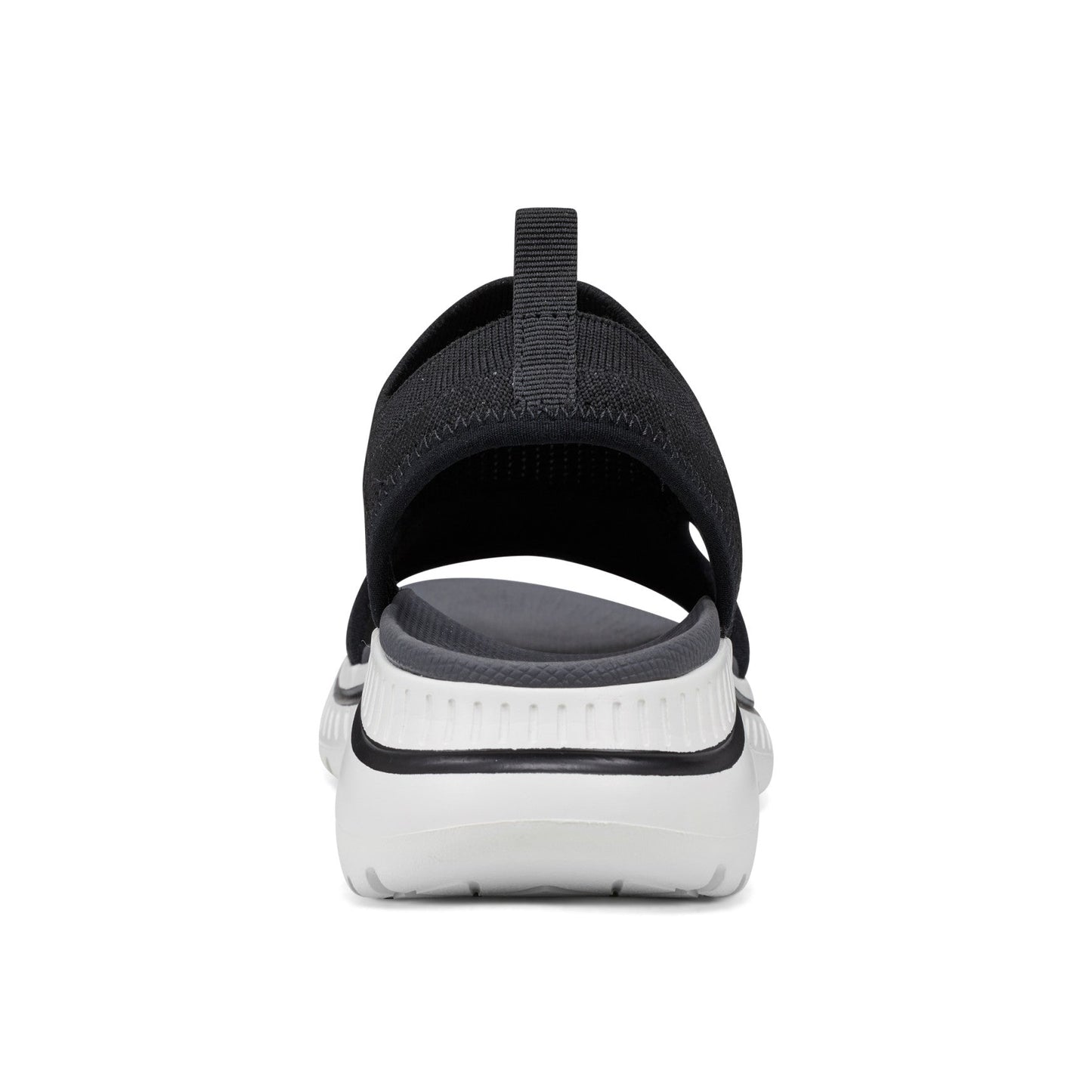 Easy Spirit Alma Slip On Wedge Sandals - Black