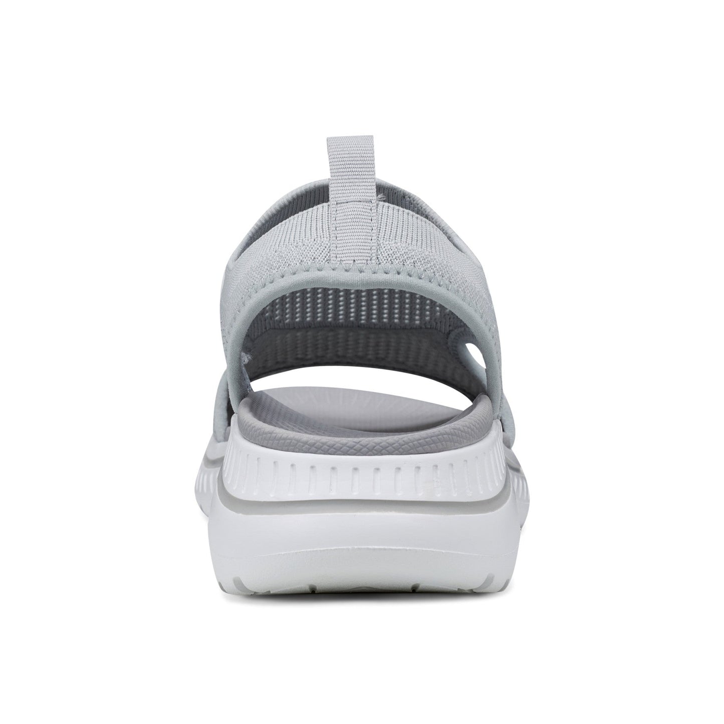 Easy Spirit Alma Slip On Wedge Sandals - Medium Grey