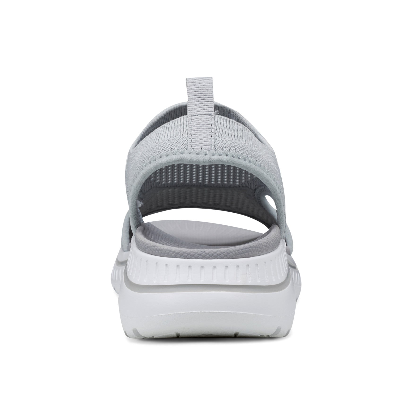 Easy Spirit Alma Slip On Wedge Sandals - Medium Grey