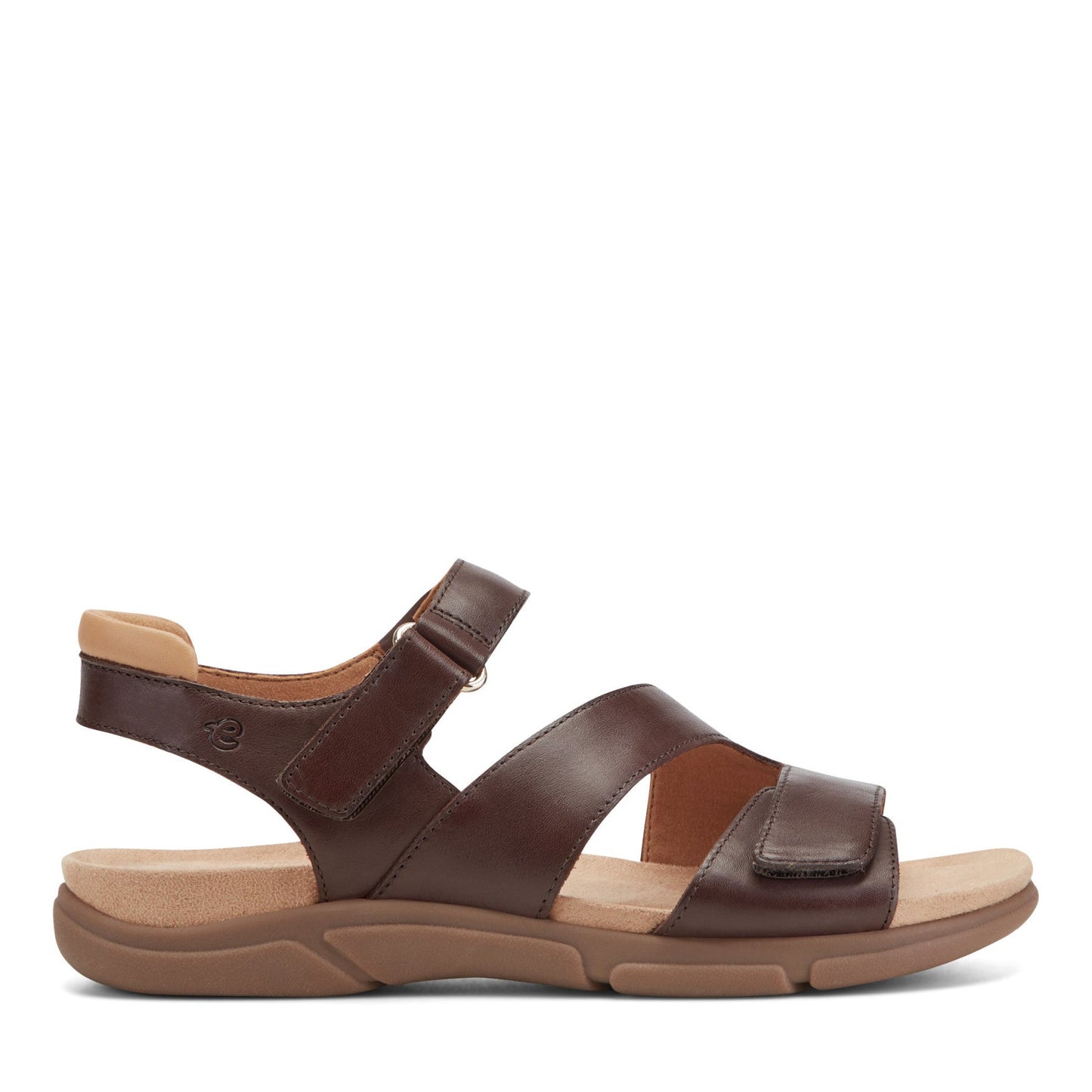 Easy Spirit Mavey Casual Sandals - Dark Brown