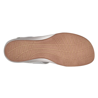 Easy Spirit Hazel Flat Sandals - Silver