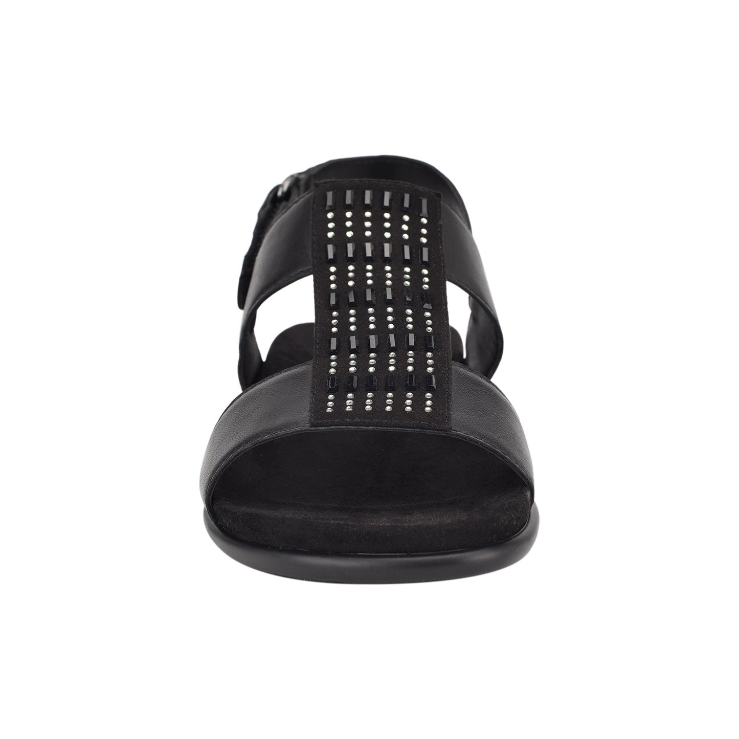 Easy Spirit Hazel Flat Sandals - Black