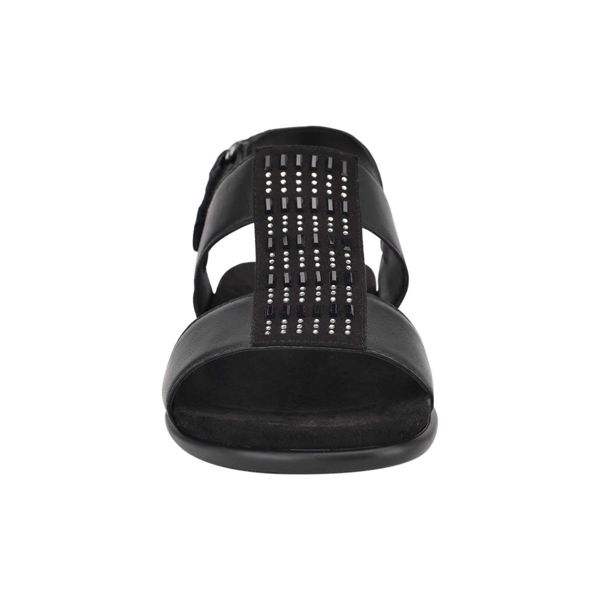 Easy Spirit Hazel Flat Sandals - Black