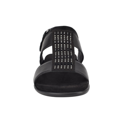 Easy Spirit Hazel Flat Sandals - Black
