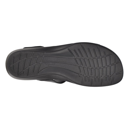 Easy Spirit Hazel Flat Sandals - Black