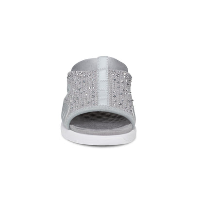Easy Spirit Traciee Slip On Sandals - Medium Grey Stone