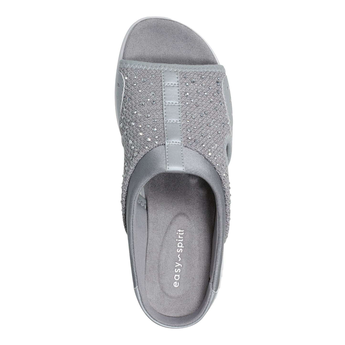Easy Spirit Traciee Slip On Sandals - Medium Grey Stone