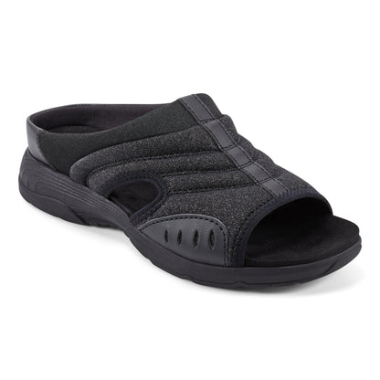 Easy Spirit Traciee Slip On Sandals - Black Glitter