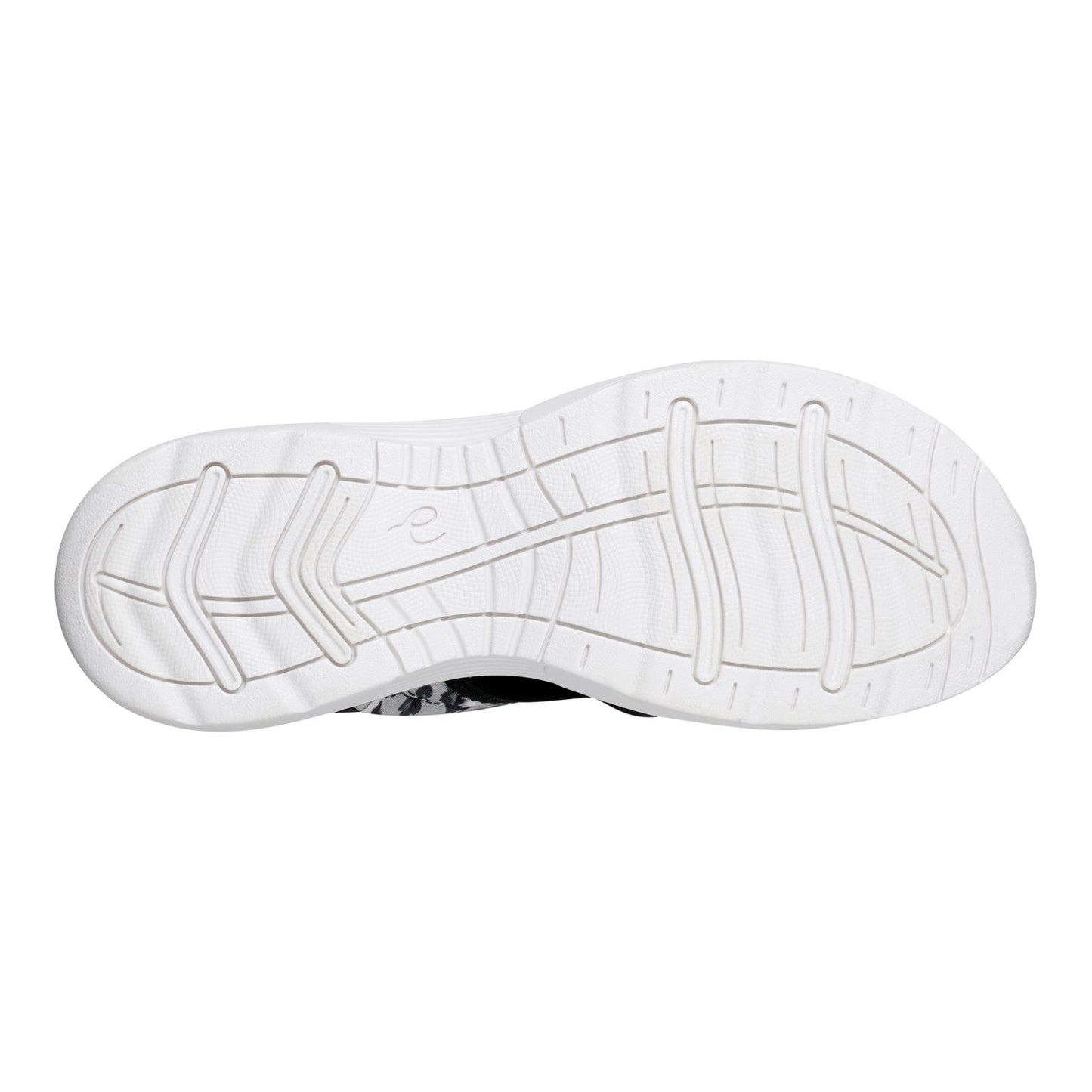 Easy Spirit Traciee Slip On Sandals - Black and White Floral