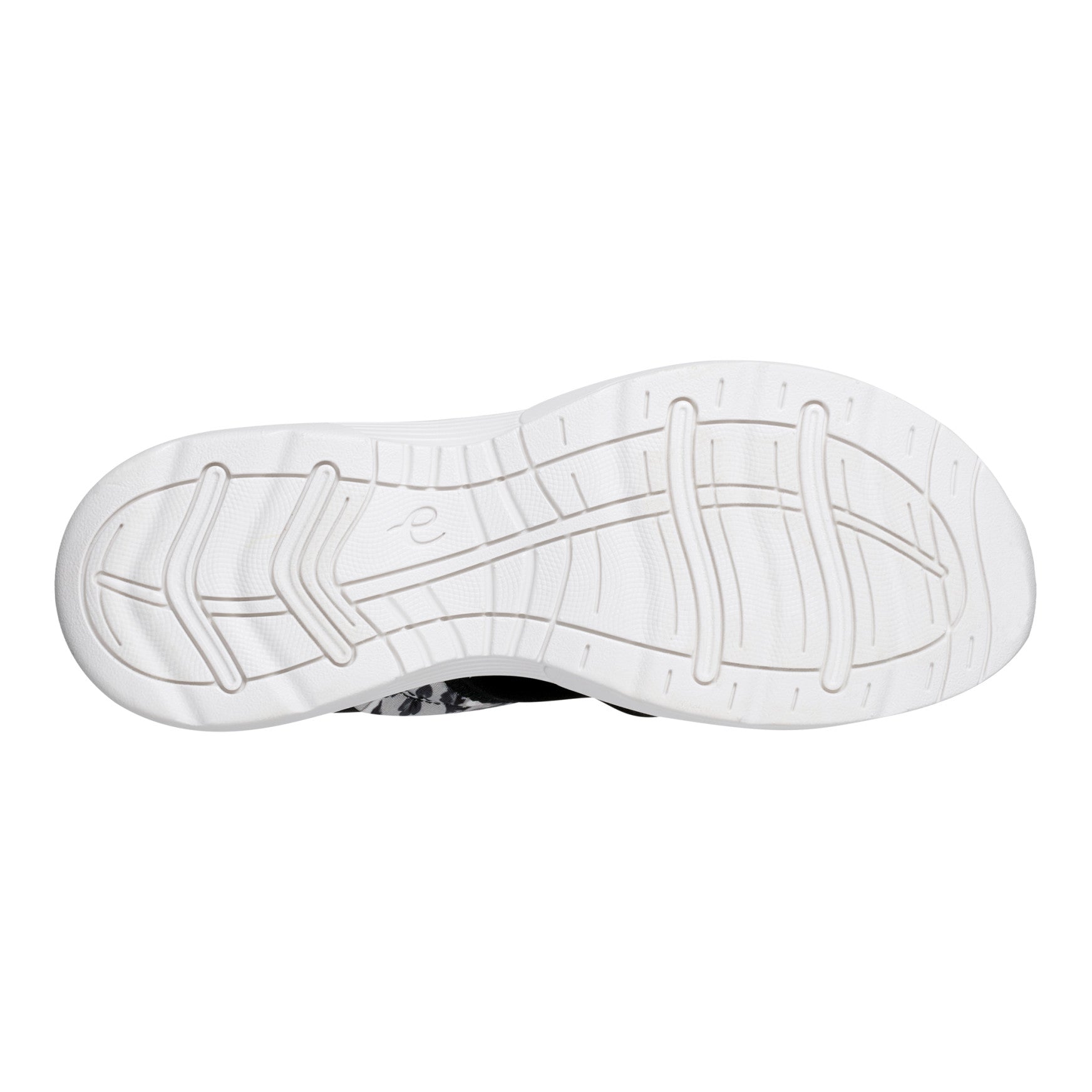 Easy Spirit Traciee Slip On Sandals - Black and White Floral