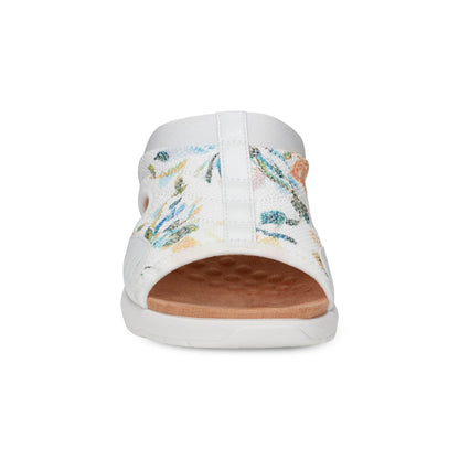 Easy Spirit Traciee Slip On Sandals - White Floral
