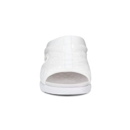 Easy Spirit Traciee Slip On Sandals - White Sequin